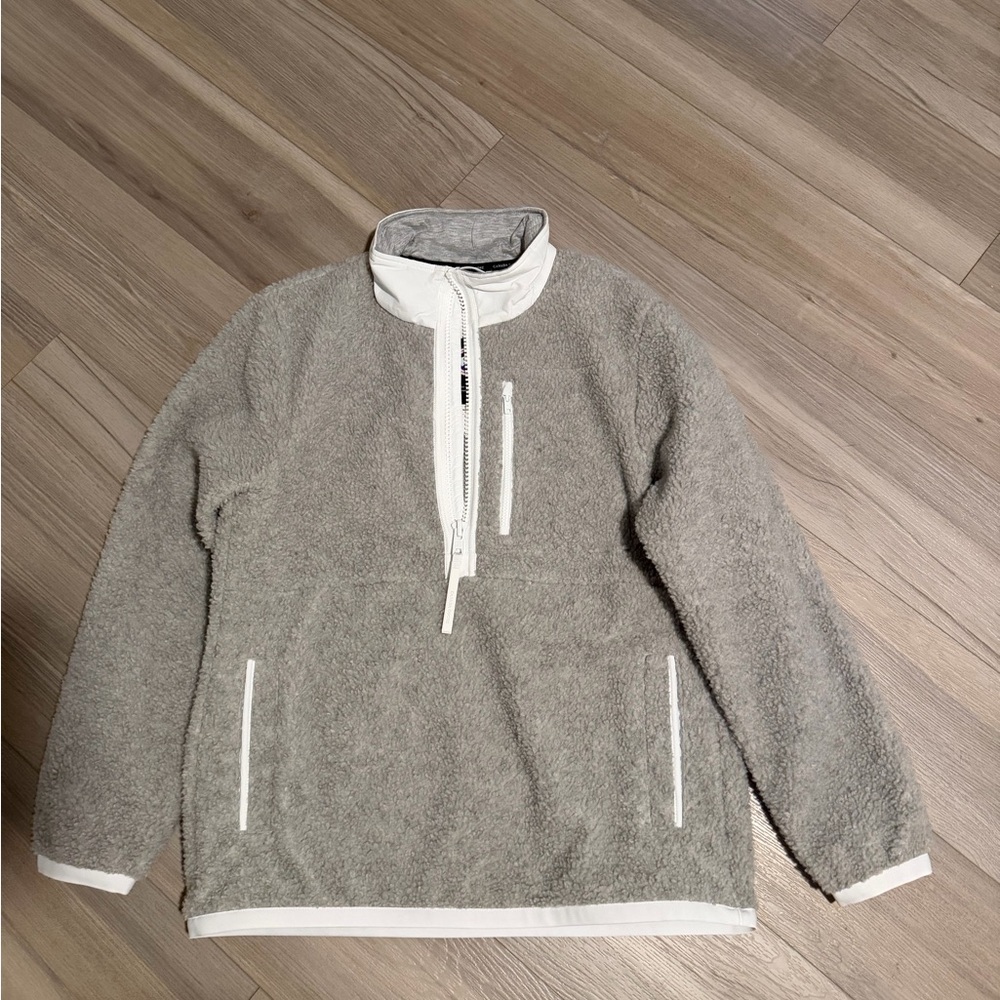 Canada Goose Gray Zip-Up Sweater